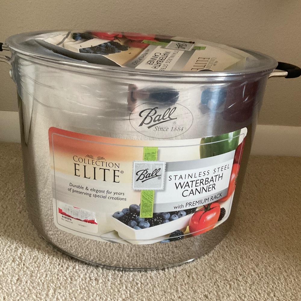 New Ball Stainless Steel Water-bath Canner - 21 quart capacity
